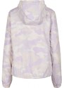 URBAN CLASSICS Ladies Camo Pull Over Jacket - lilaccamo