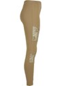 URBAN CLASSICS Ladies Laces Inset Leggings - khaki