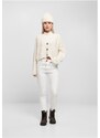 URBAN CLASSICS Ladies Oversized Cardigan - whitesand