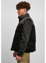 URBAN CLASSICS Cord Vest - black