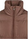 URBAN CLASSICS Ladies Short Peached Puffer Jacket - bark