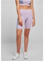 URBAN CLASSICS Ladies Color Block Cycle Shorts - lilac/violablue