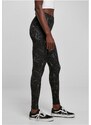 URBAN CLASSICS Ladies Soft AOP Leggings - blackmarble