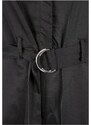 URBAN CLASSICS Ladies Satin Wide Leg Belt Jumpsuit