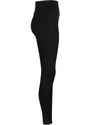 URBAN CLASSICS Ladies High Waist Jersey Leggings - black