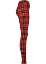 URBAN CLASSICS Ladies Soft AOP Leggings - redcheck