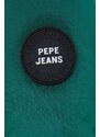 Bunda Pepe Jeans dámská, zelená barva, zimní, oversize