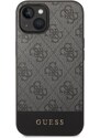 Ochranný kryt pro iPhone 14 PLUS - Guess, 4G Stripe Back Gray