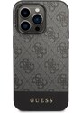 Ochranný kryt pro iPhone 14 Pro MAX - Guess, 4G Stripe Back Gray