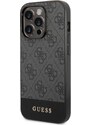 Ochranný kryt pro iPhone 14 Pro MAX - Guess, 4G Stripe Back Gray