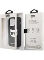 Ochranný kryt pro iPhone 14 Pro MAX - Karl Lagerfeld, Saffiano Choupette Head Black