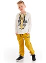 mshb&g Racing Boy T-shirt Gabardine Trousers Set