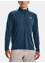 Under Armour Tričko UA STREAKER HALF ZIP-BLU - Pánské