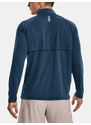 Under Armour Tričko UA STREAKER HALF ZIP-BLU - Pánské