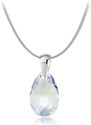 Jewellis ČR Jewellis ocelový náhrdelník ve tvaru kapky s krystalem Swarovski - Crystal Blue Shade