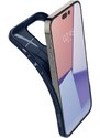 Ochranný kryt pro iPhone 14 Pro - Spigen, Liquid Air Navy Blue