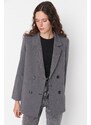 Women's blazer Trendyol Gray