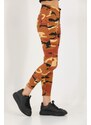 BİKELİFE Tile Camouflage Pattern Gabardine Leggings Trousers