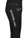 Nordblanc Černé pánské zateplené nepromokavé softshell kalhoty NORTHWARD