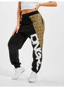 Dámské tepláky // Dangerous DNGRS / Catstealth Sweatpants black/leopard