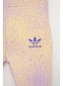 Dětská souprava adidas Originals fialová barva