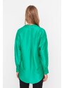 Trendyol Basic Oversize Woven Satin Shirt