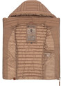 Dámská vesta s kapucí Shadaa Navahoo - TAUPE GREY