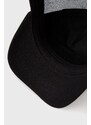 Kšiltovka Dickies černá barva, s aplikací, DK0A4XYGBLK1-BLACK