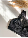 DKNY krajková podprsenka Superior Lace - černá
