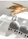 DKNY Cozy Boyfriend push up podprsenka - šedá