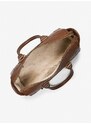 Michael Kors Carine large pebbled leather kabelka hnědá luggage