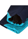 Veselá Nohavice Dětské softshellové kalhoty celoroční modro-tyrkysové