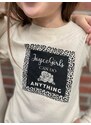 JOYCE Dívčí souprava s legínami a tričkem "ROSE"