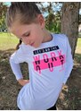 JOYCE Dívčí sportovní souprava s tričkem a legínami "WORK OUT"