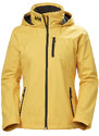 Dámská jachtařská bunda HELLY HANSEN W CREW HOODED MIDLAYER JACKET 341 HONEYCOMB