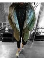 Fashionformen Stylová pánská zimní bunda parka zelená OJ Legend