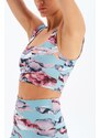 Dagi Patterned Patterned Sports Bra