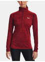 Under Armour Tričko Tech 1/2 Zip - Twist-RED - Dámské