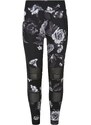 URBAN CLASSICS Girls Tech Mesh AOP Leggings