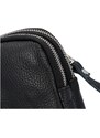 Delami Vera Pelle Luxusní dámské kožené MINI crossbody Lucho, černá