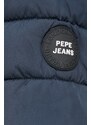 Bunda Pepe Jeans pánská, tmavomodrá barva, zimní