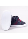 YO ! Kojenecké boty/capáčky prošívané Boy, na suchý zip YO ! - granátové Velikost koj oblečení: 56-68 (0-6 m)