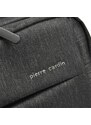 Pierre Cardin Elegantní černý pánský batoh s kapsou pro notebook, USB