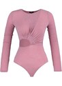 Trendyol Pink Knitted Bodysuit