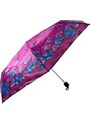 Swifts Skladácí deštník s motivem květin růžová 1124