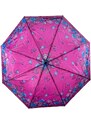 Swifts Skladácí deštník s motivem květin růžová 1124