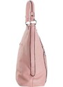 Fashionhunters Světle růžová městská taška přes rameno s odnímatelným popruhem