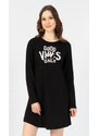 Noční košile dámská dlouhý rukáv Vienetta Secret GOOD VIBES 04463VS - 1020380000