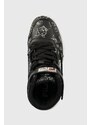 Dětské sneakers boty Fila černá barva