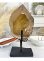 Gaia Crystal Luxusní citrínový krystal s rubelitem Brazílie 4,7kg